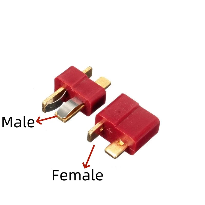 10PCS T-Type Plug Docking Socket T-Type Power Connector Male Female Connector Aircraft Model Cable