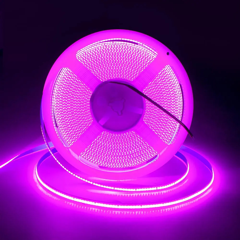 1M 5M 8M 10M 24V COB Led Strip Light Warm White Red Green Ice Blue Pink Golden Yellow Led Tape Adhesive Decor Lighting For Room