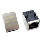 5/10PCS HR911105A Single Port RJ45 Connector With Magnetics Module And LED HR911105