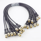 0.5M/1M/2M/3M BNC Male To Male Adapter Cable For CCTV Camera BNC Connector  GR59 75ohm Cable Camera BNC Accessories