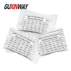 10/20/33/36/60/80 Values 1K 10K 20K 100K 100 200 220 ohm 0402 0805 0603 1206 2512 1210 SMD Resistor Kit Assorted Kit Sample Kit