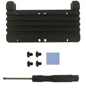 Raspberry Pi Zero 2W Aluminum Heatsink Case with Dual Cooling Fan Kit For Raspberry Pi Zero/Zero w