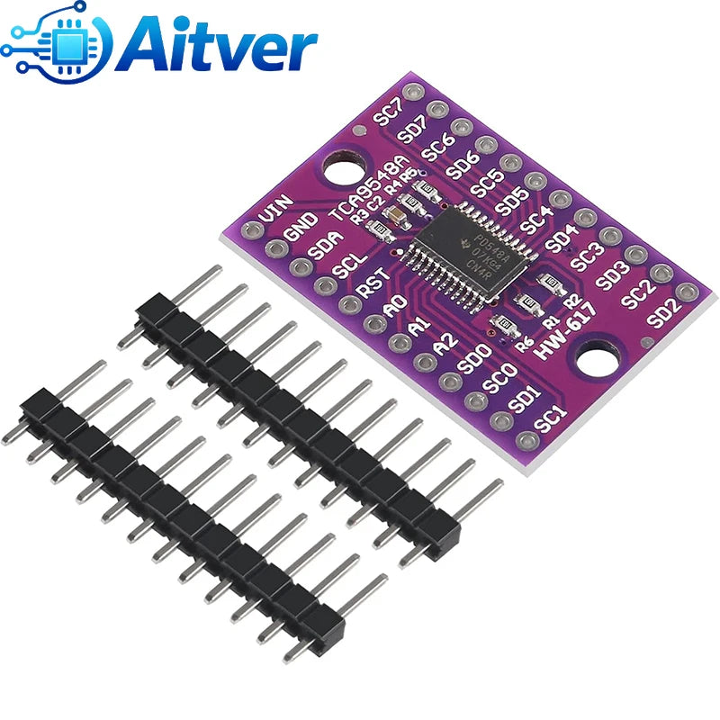 TCA9548A 1‑to‑8 I2C Multiplexer Module 8‑Channel IIC Expansion Board for Arduino ESP32 STM32 Sensor Projects
