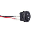 1/5/10/20pcs Motorcycle Mini Round Rocker Switch 12 Volt on/Off Toggle Switch 15cm Pre-Wired Auto Marine Electrical Switch