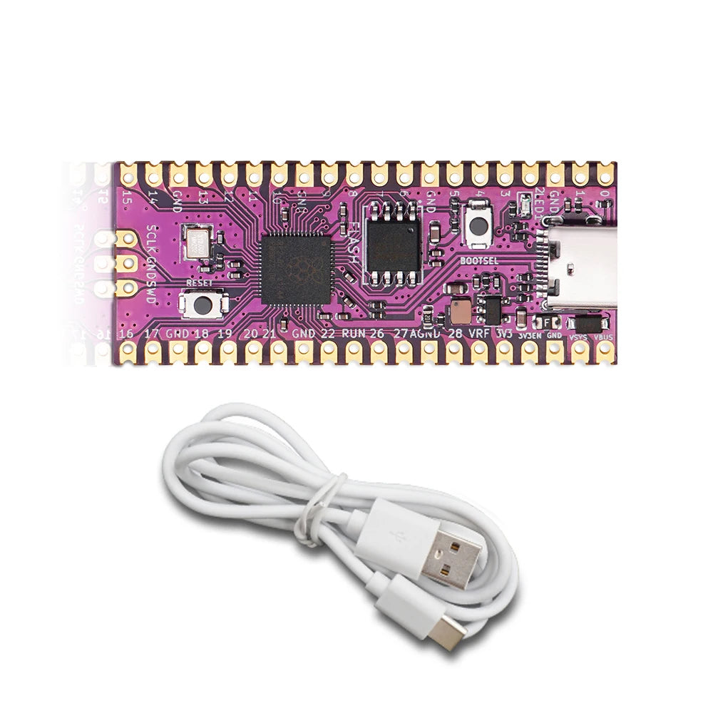 Bitfunx PICOboot Raspberry Pi Pico Board RP2040 Dual-Core 264KB ARM 16MB Flash  Microcomputer ortex-M0+ with USB TYPE-C For NGC