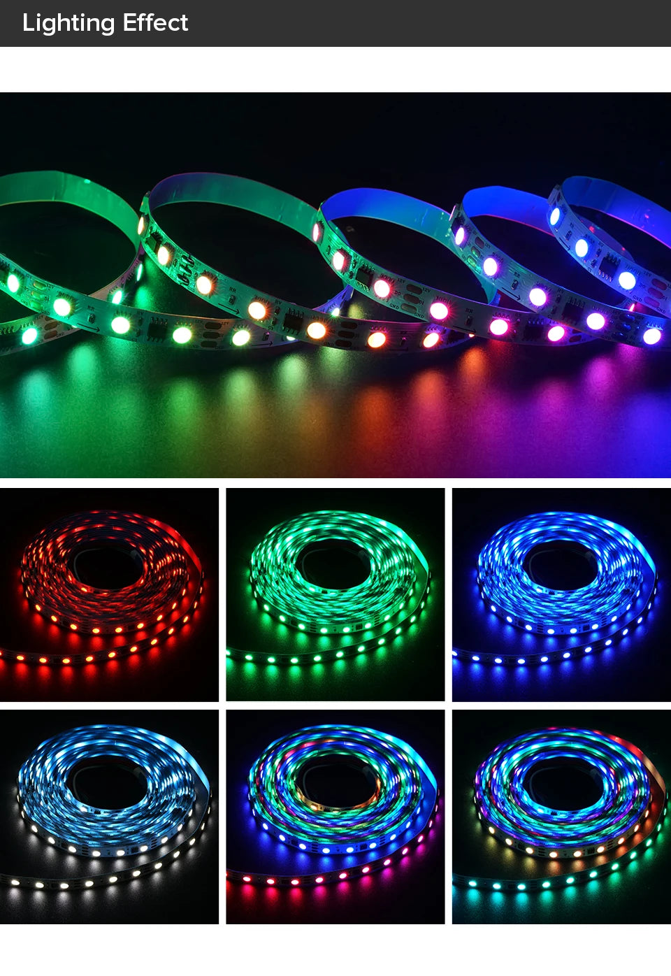 WS2814 DC12V 24V Led Strip Light 4 in 1 Similar SK6812 RGBW Pixels Addressable WS2811 RGBWW RGBCW 5050 3 Pin Lights IP30 65 67