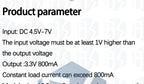 1PCS/5PCS High-Quality AMS1117-3.3 LDO Module: 5V to 3.3V DC-DC Step-Down (800mA Buck Regulator)