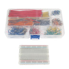400 Tie Points Solderless Breadboard Kit PCB 140PCS/840PCS 14 Lengths Jumper Wire Dupont Line 10CM DIY Mini Test Protoboard Kit