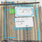 20pcs 2.54mm 1X40P L7.5/11.4/13/15/17/23/30mm Short Long Straight Wire Jumper Single Row Rohs PCB Gold Connector Male Pin Header