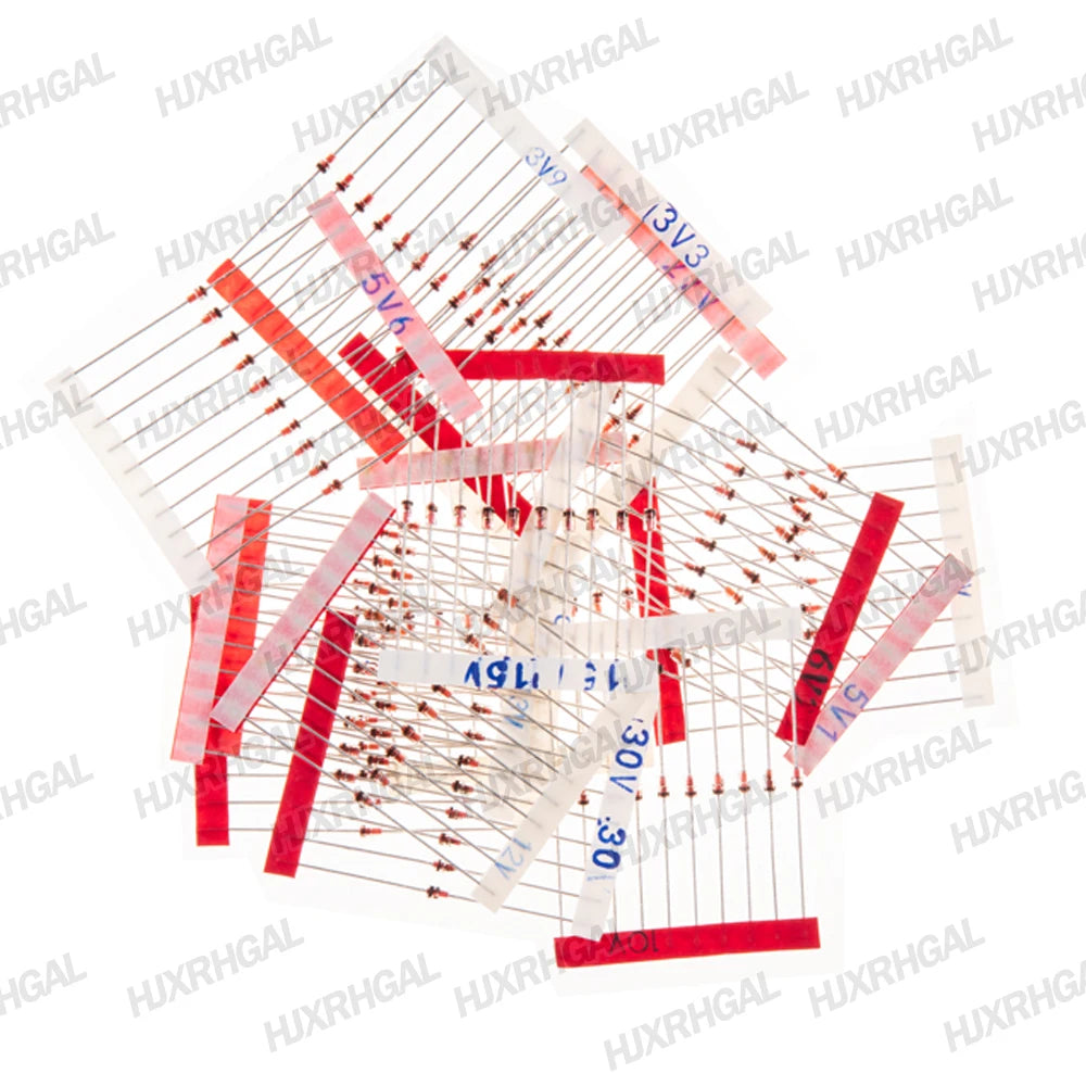150pcs 1W Zener diode kit DO-41 15values*10pcs 3V-30V component diy kit Steady pressure tube KIT