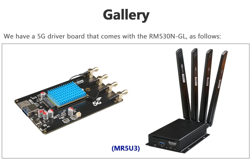 Original Quectel RM530N-GL 5G 4G 3G LTE-A Multi-mode Sub-6G MMWave M.2 Module Multi-constellation GNSS Receiver 3GPP R16