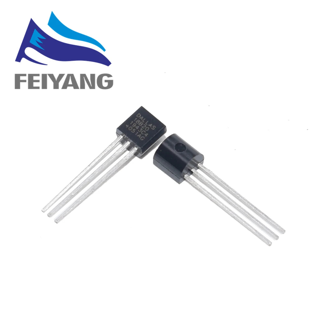 1/5/10pcs DALLAS DS18B20 18B20 TO-92 IC CHIP Thermometer Temperature Sensor