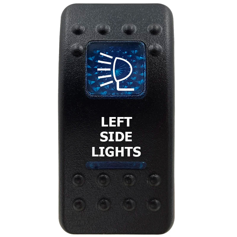 12V Marine Grade Rocker Switch SPST/ON OFF, DPDT/(ON) OFF (ON) Blue Led Light Bar for Carling ARB NARVA Replace Waterproof IP66