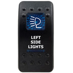 12V Marine Grade Rocker Switch SPST/ON OFF, DPDT/(ON) OFF (ON) Blue Led Light Bar for Carling ARB NARVA Replace Waterproof IP66