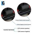 LCTC Solid State Relay Module 2 Or 4 Channels Relay DC TO AC DC TO DC 5A Common Positive Common Negative SSR DIN Mounted Relay