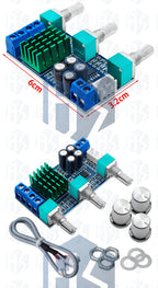 1~2PCS XH-M567 TPA3116D2 Dual-channel Stereo High Power Digital Audio Power Amplifier Board Audio Power Amplifier Board 50W*2