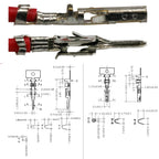 5pc Micro-Fit MX3.0 Single Row 2/3/4/5/6Pin Male Female 43025 43020 Plug Receptacle 20AWG 20/30/50cm Wire Connector Cable Harnes