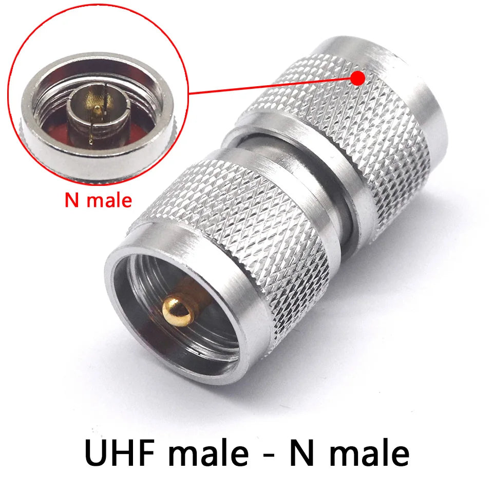 1/2/4/10pcs RF connector UHF-JKW UHF N-S male and female UHF/N-KJ M female elbow 90 degree SL16/SO239 right angle RF adapter L