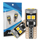 10PCS T10 W5W 3030 6smd Super Bright LED Car Parking Lights WY5W Auto Wedge Turn Side Bulbs Canbus No Error White Red Yellow