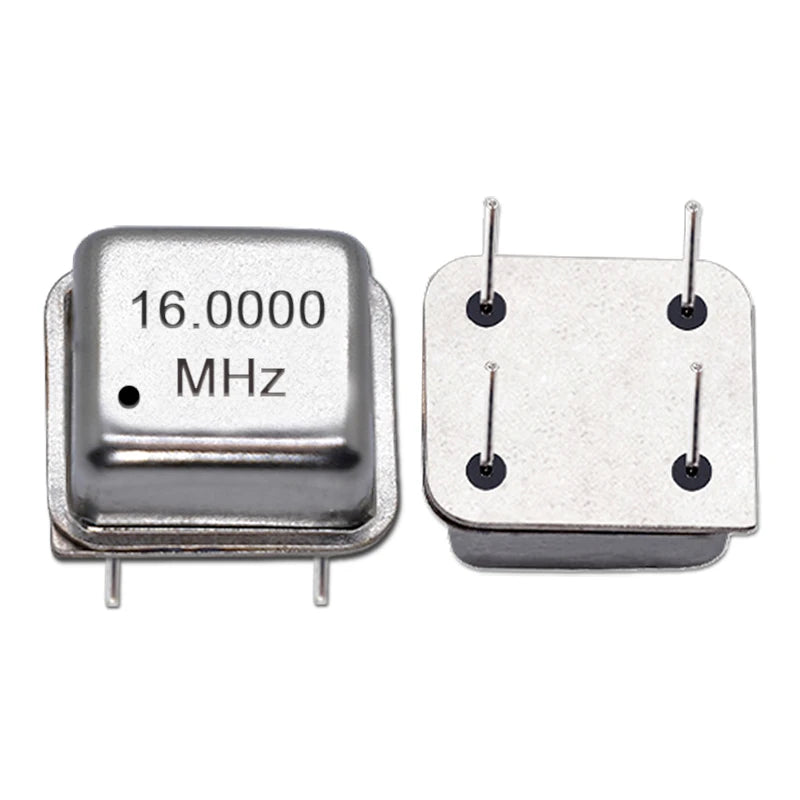 (2PCS) DIP-8 16M 16MHZ 16.000MHZ OSC 4PIN Half Size Active Square Crystal Oscillator 3.3V-5V-Compatible 15PF 20PPM