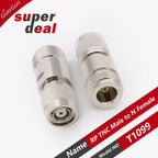 1PC RF Adapter RP TNC Male Connector to N Female N Male RF Coaxial Adapter Copper Car Connector Kit for CB Radio Extension Cable