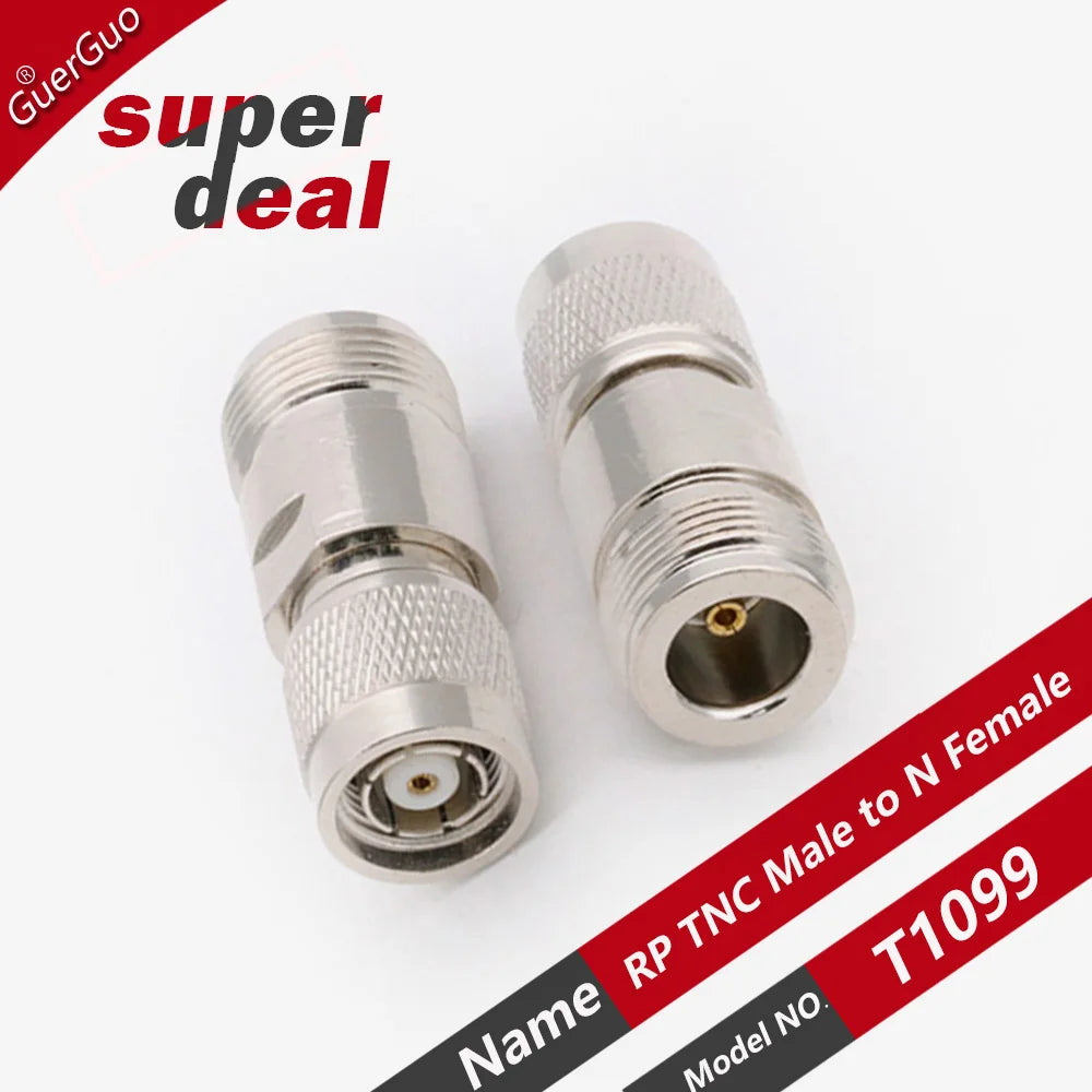 1PC RF Adapter RP TNC Male Connector to N Female N Male RF Coaxial Adapter Copper Car Connector Kit for CB Radio Extension Cable