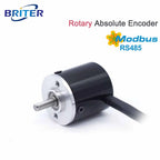 Φ25mm 4mm Shaft Miniature Singleturn Absolute Rotary Encoder RS485 RS232 Modbus RTU Wide Temperature High Durability