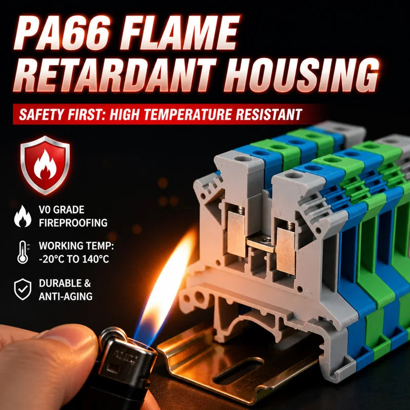 UK 2.5 Terminal Block UK2.5B Screw Connection Connect Strip 2.5B/3N/5N/6N/10N  2.5mm² Cable Electrical Din Rail Wire Connector