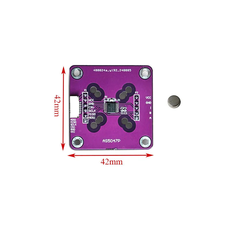 AS5600, AS5047P, MT6701, TLE5012B, MT6835 Programmable Magnetic Encoder Module Kit with Magnet
