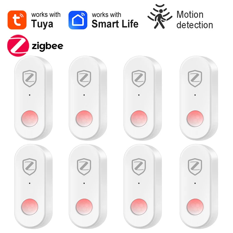 Tuya Zigbee Motion Sensor Smart PIR Infrared Human Motion Detector Security Work With Gateway Smart Life APP Alexa Google Home