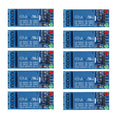 10PCS 5V One Channel Relay Module Relay Switch with OPTO Isolation High Low Level Trigger for Arduino Raspberry Pi ARM AVR