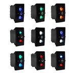 12V-24V Car Boat Led Switch Base ON OFF / ON OFF ON / Momentary for Carling ARB 4x4 Contura Rocker Switch Assembly- Base Only