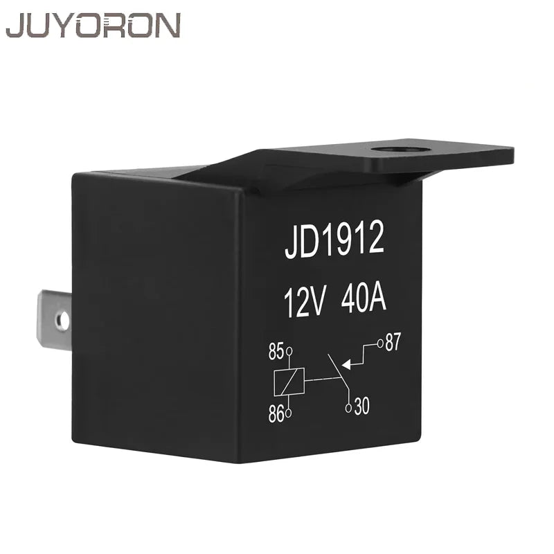 Car Relay 4/5Pin 12V 40A SPST Starter Waterproof Automotive Relay Switchs for Head Light Air Conditioner Auto Starters