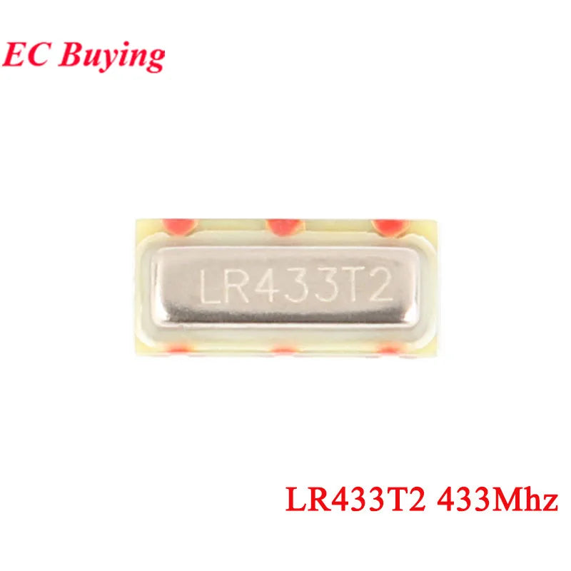 10pcs/lot LR315T2 315Mhz LR433T2 433Mhz SMD Crystal Oscillator Sound Table Quartz Resonator 7*3 3Pin 315.00 433.92 mhz