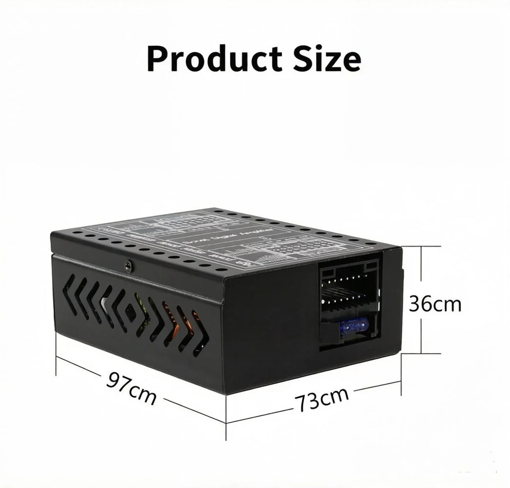 DSP Amplifier DC 12V High-Fidelity Audio Stereo Digital Audio Processor After 4x60w For To Android Navigation Locomotive