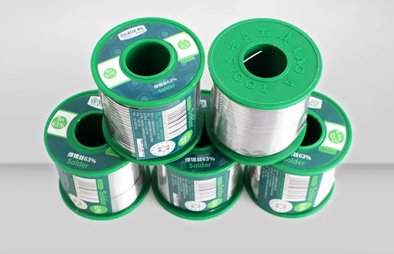 LAOA No Clean Solder Wire 63 Percent Purity High Quality Welding Tool for Electronics DIY and Repair 1mm 400g Roll