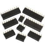 20PCS 2.54mm PH8.5/7.1/6.8/5.0/3.5mm DIP Single Row 1*2P3P4P5P6P-40P Straight Rohs Gold 0.1" Pitch PCB Female Pin Header Socket
