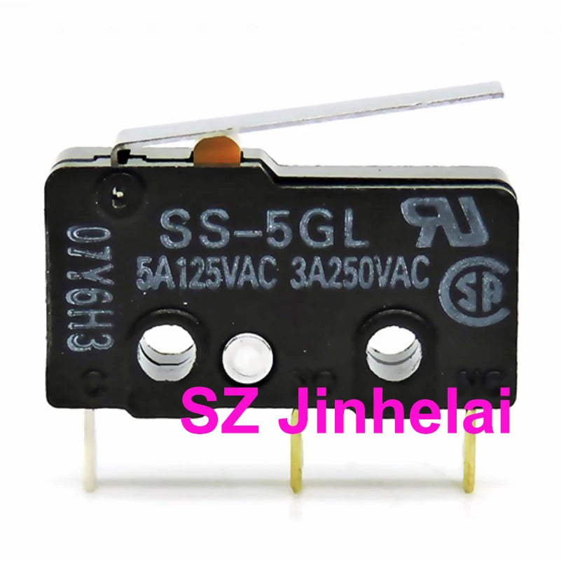 10pcs Authentic Original Omron Micro Switch SS-5 5GL 5GL2 5GL13  5GL111 5-F 5GL-F 5GL2-F 5D