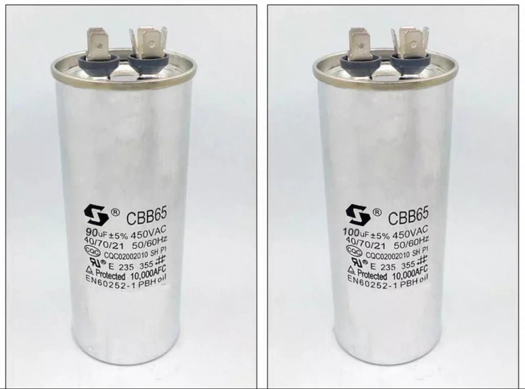 CBB65 Air Conditioner Capacitor 450V AC Motor Run Compressor Starter 5/20/25/30/35/40/45/50/60/70uF