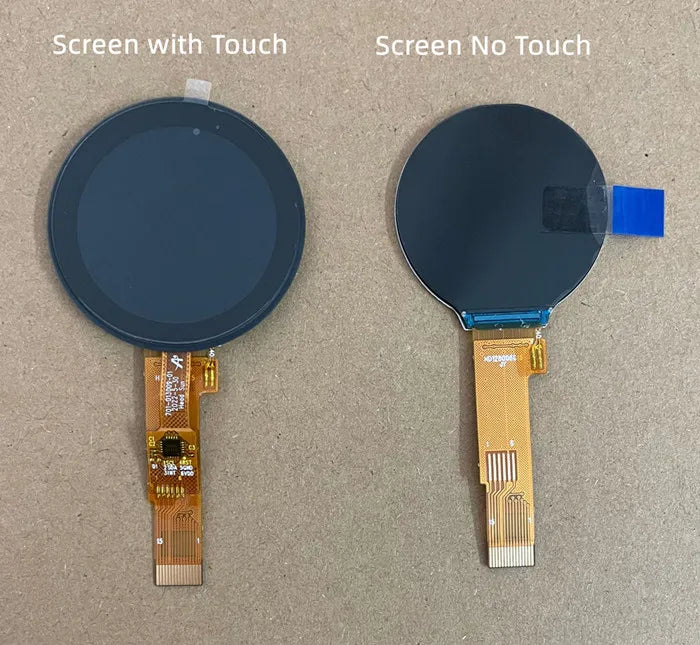IPS 1.28 inch 15PIN SPI 262K TFT LCD Capacitive Touch Round Screen GC9A01 Controller CST816D Touch IC 240(RGB)*240