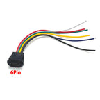 2 4 6 Pin USB-C Type Waterproof USB Connector Direct Compression Female Base Female Socket Charging Interface With Welding Wire