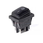 KCD2 KCD4 ON-OFF ON-OFF-0N 4/6Pin Sealed Waterproof Auto Boat Marine Rocker Switch With Black Red Green LED 16A 125V 20A 250V AC