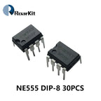 10/20/30PCS New NE555 NE555P NE555N 555 Timers DIP-8 8 Pin DIP Sockets /SOP-8 SMD NE555DR IC