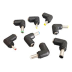 1/2/5P Right Angle DC 5.5 X 2.1mm Female Jack to 3.5x1.35 4.0x1.7 4.8x1.7 5.5x2.1 5.5x2.5 6.3x3.0 6.0x4.4mm Male DC Connector