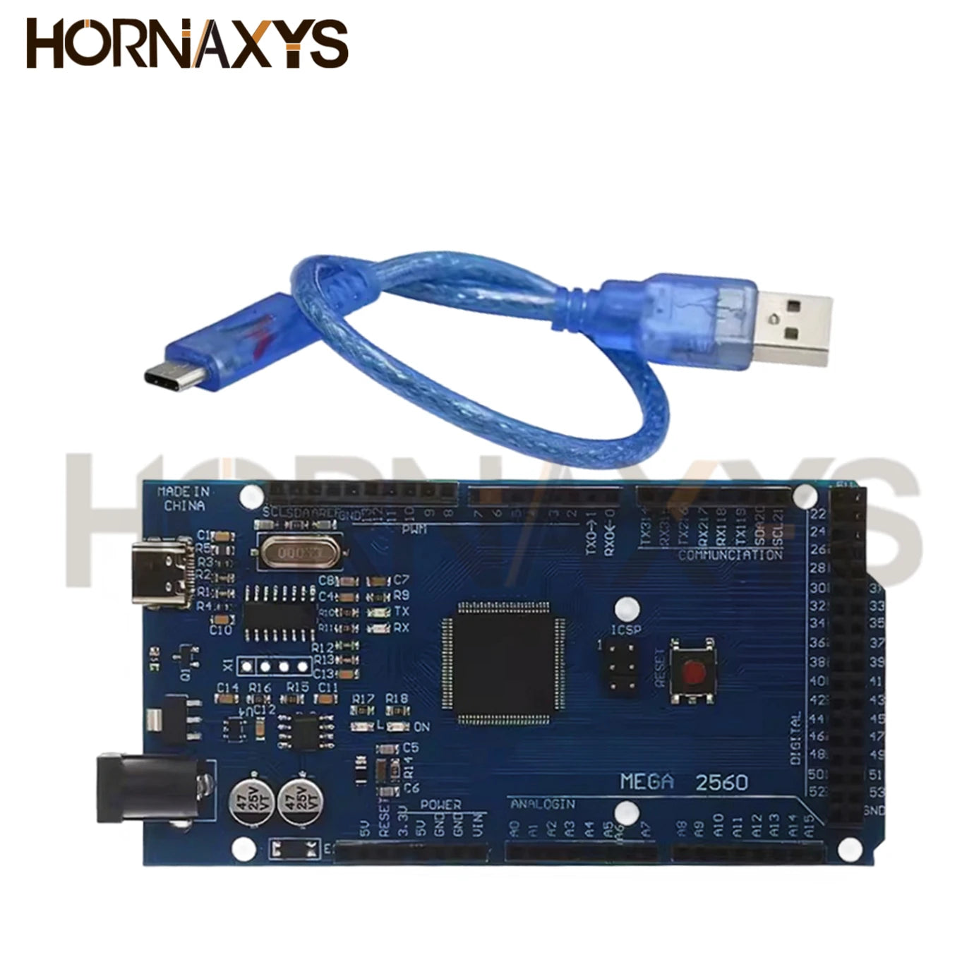 MEGA2560 MEGA 2560 R3 (ATmega2560-16AU CH340G) Pro mini MEGA2560 AVR USB board Development board MEGA2560 with Cable for arduino