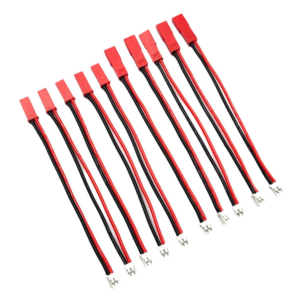 2/5/10Pcs JST Female / Male to PH 2.0-2P Micro Lipo Battery Adapter Cables Lines for Axial SCX24 1/24 RC Car Truck Acces