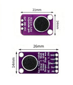 MAX9814 Microphone AGC Amplifier Board Sound sensor Module Auto Gain Control Attack for Arduino MAX4466 PCB Board Diy Kit