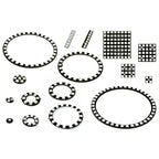 1-10pcs WS2812 RGB LED Ring 1Bit 8Bit 12Bit 16Bit 24Bit WS2812 5050 RGB LED Integrated Drivers