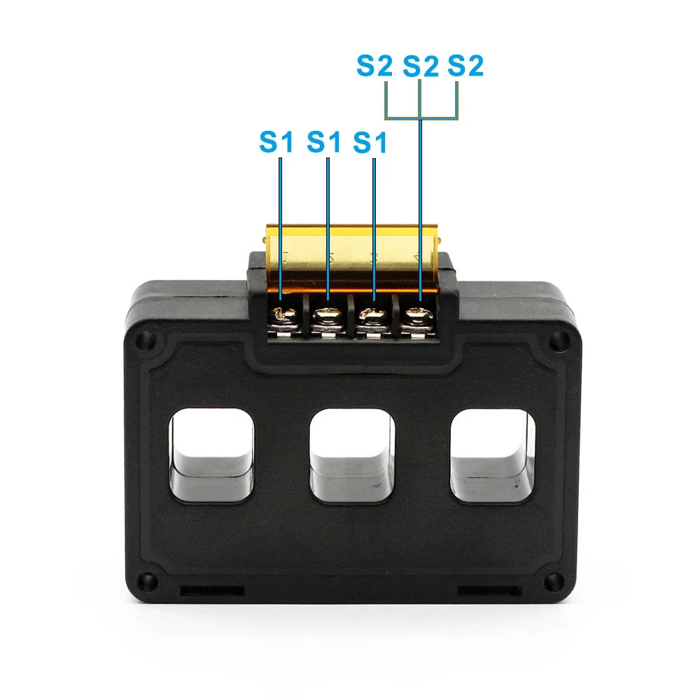CT5 Three Phase Current Transformer 50/5A 100/5A 200/5A 300/5A 3 IN 1 AC Sensor CT Working with CM1 MCCB