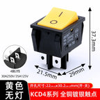 5PCS 16A 20A 30A Rocker Switch 220V 120V KCD7 KCD4 4 6 Pin Rocker Toggle Switch SPDT ON OFF Red Lighted Heavy Duty T125 T85